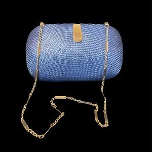 Blue and Gold Vintage 50’s Purse